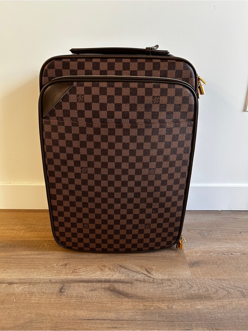 Louis Vuitton PƩgase 55 Damier Ebene Rolling Suitcase